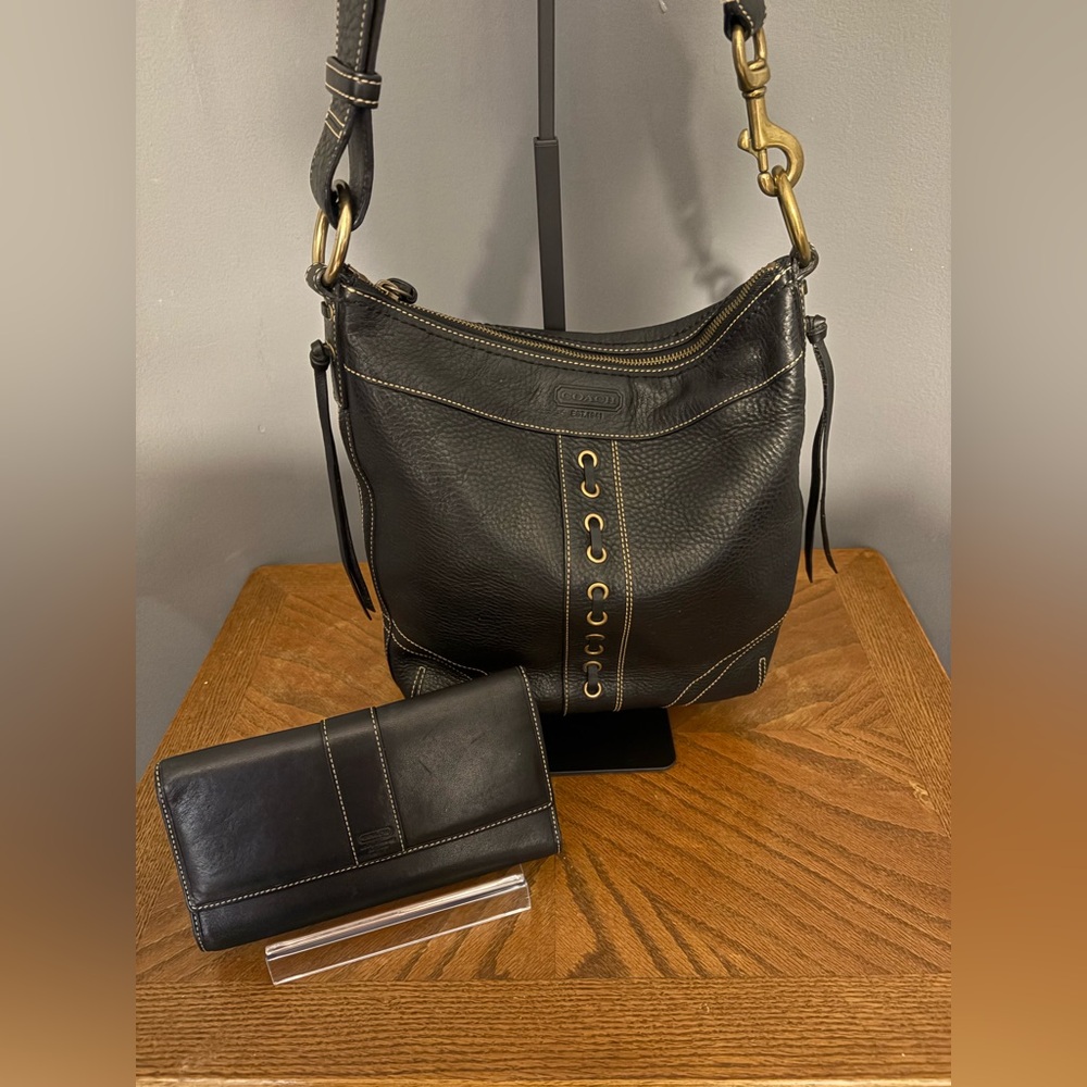 Coach 2006 Chelsea Laced Duffle and Wallet in EUC